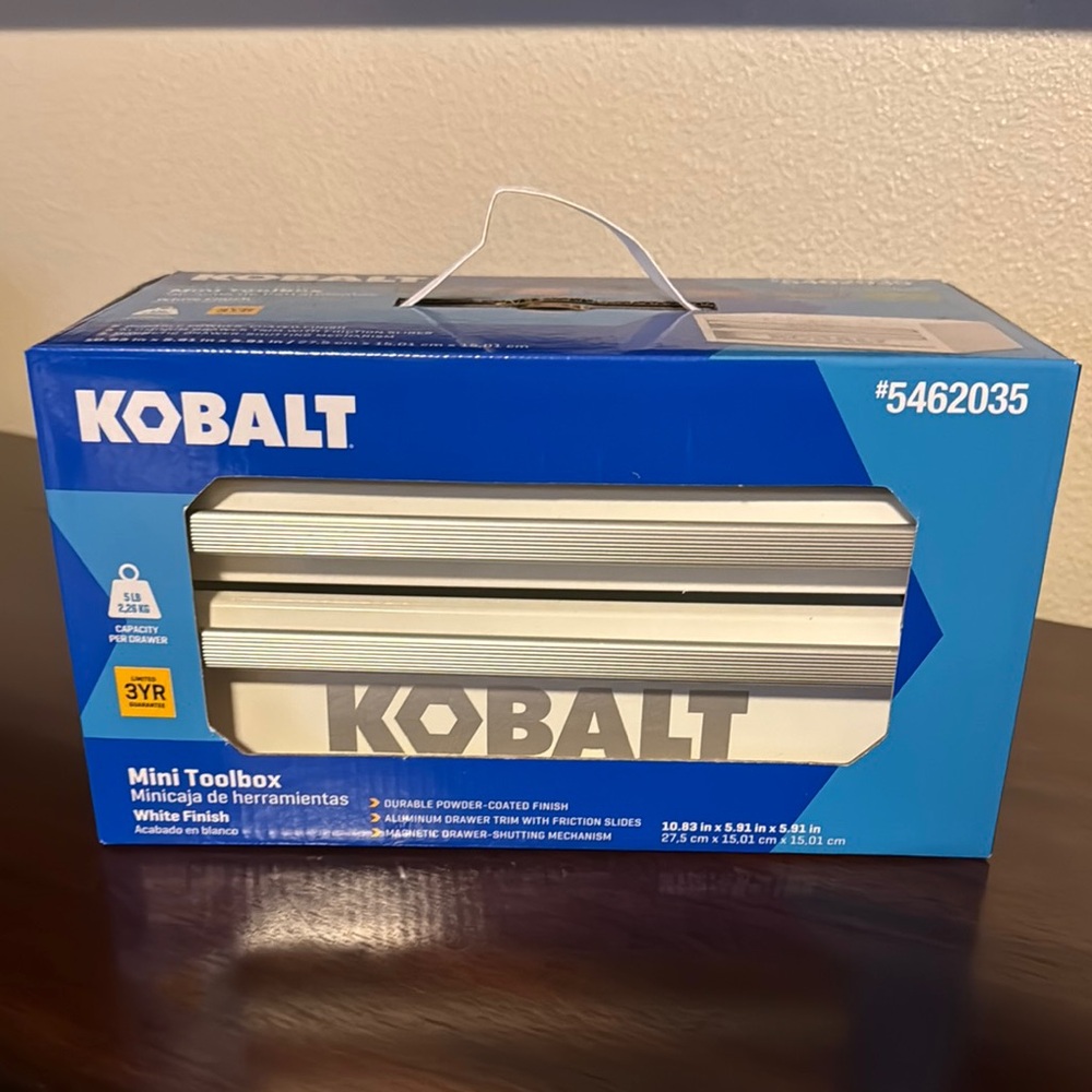 Kobalt Mini Toolbox - White